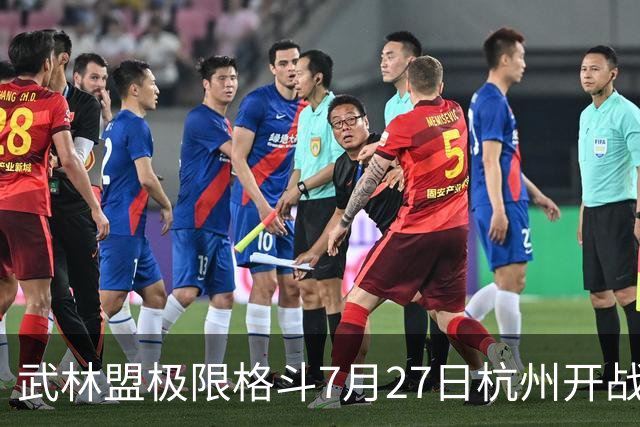 武林盟极限格斗7月27日杭州开战 薄福凡领衔